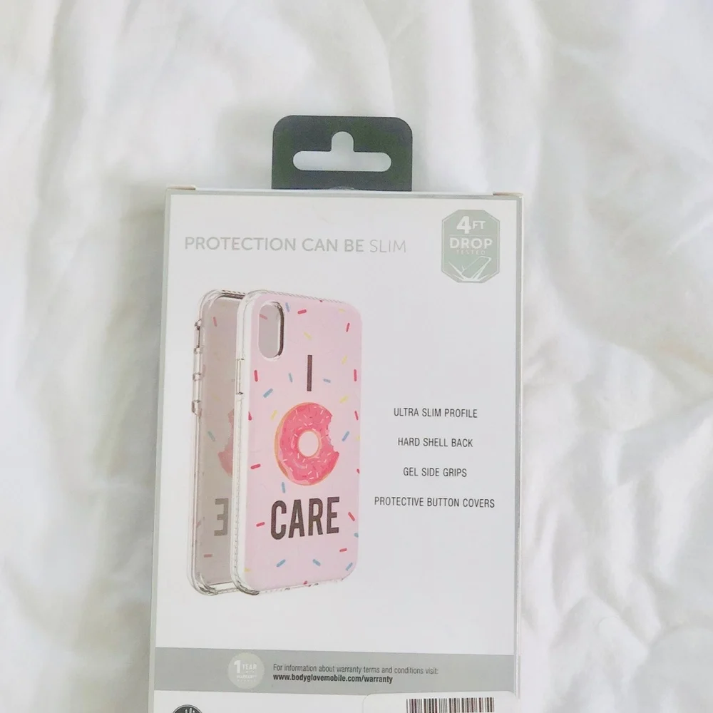 NEW Body Glove Pink Doughnut Phone Case iPhone XR NIB